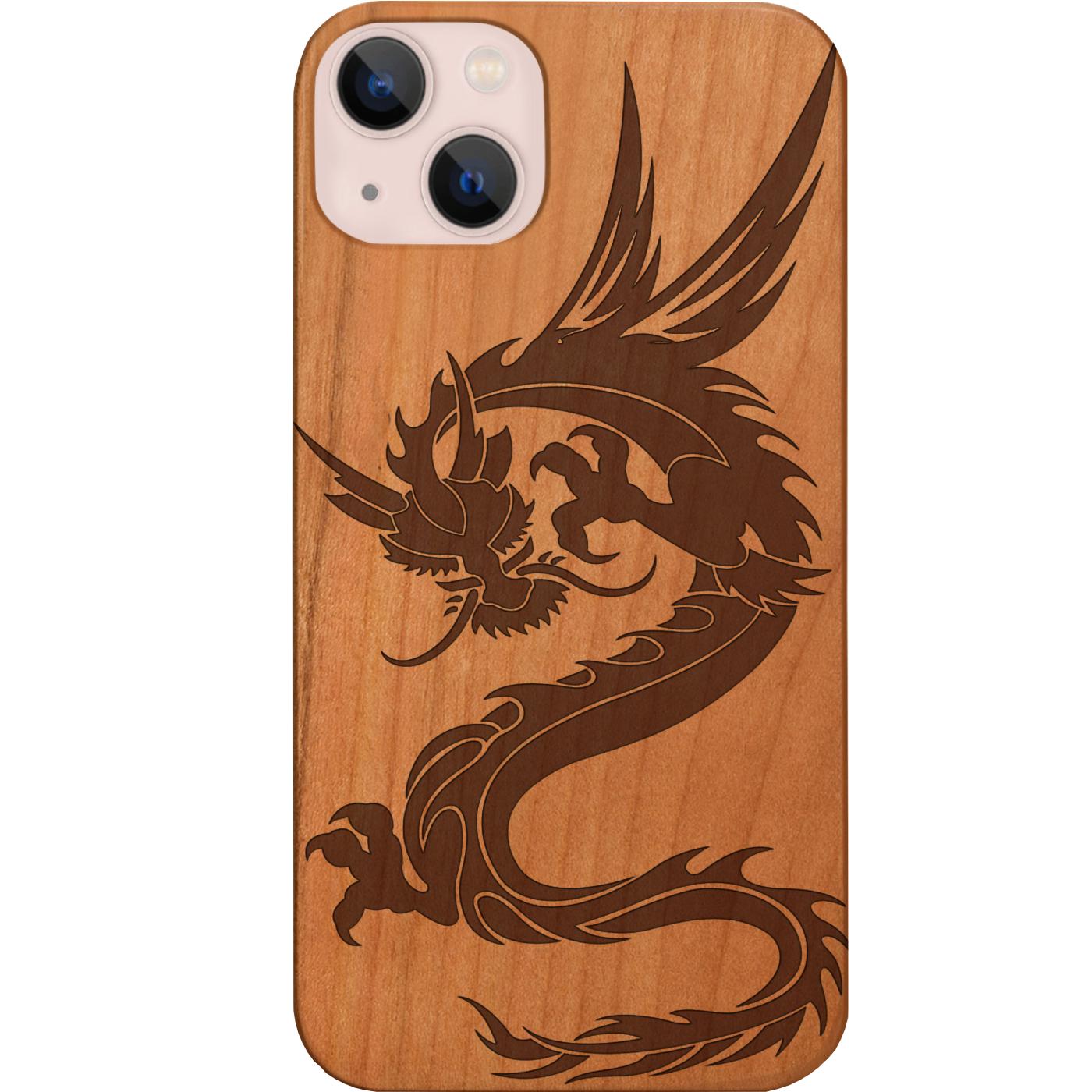 Fierce Dragon - Engraved Phone Case