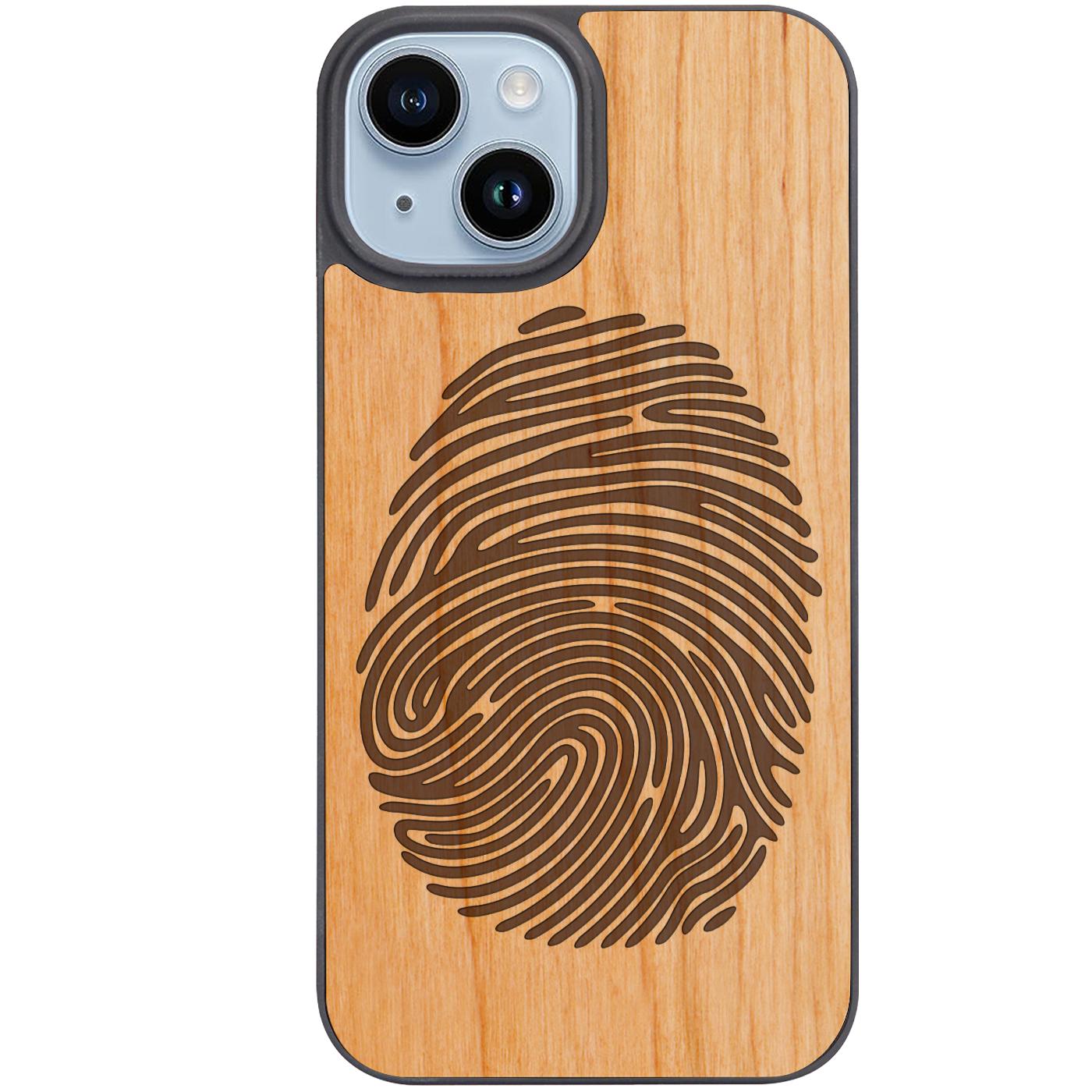 Fingerprint - Engraved Phone Case