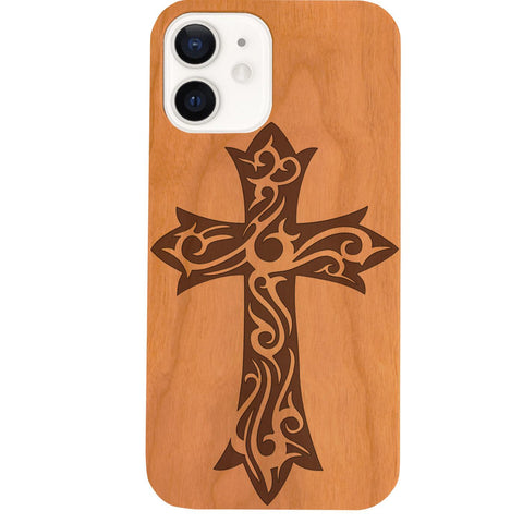 Floral Cross - Engraved  Phone Case for iPhone 15/iPhone 15 Plus/iPhone 15 Pro/iPhone 15 Pro Max/iPhone 14/
    iPhone 14 Plus/iPhone 14 Pro/iPhone 14 Pro Max/iPhone 13/iPhone 13 Mini/
    iPhone 13 Pro/iPhone 13 Pro Max/iPhone 12 Mini/iPhone 12/
    iPhone 12 Pro Max/iPhone 11/iPhone 11 Pro/iPhone 11 Pro Max/iPhone X/Xs Universal/iPhone XR/iPhone Xs Max/
    Samsung S23/Samsung S23 Plus/Samsung S23 Ultra/Samsung S22/Samsung S22 Plus/Samsung S22 Ultra/Samsung S21