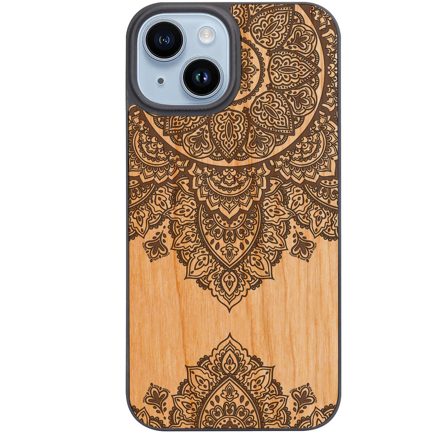 Floral Mandala 3 Engraved Phone Case