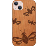 Flying Bees - Engraved Phone Case