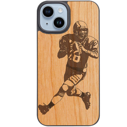Football Player - Engraved  Phone Case