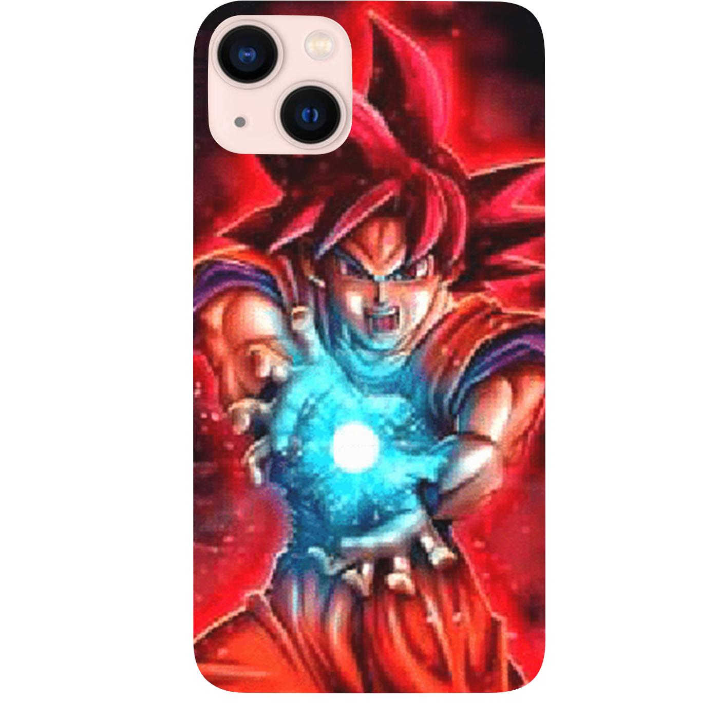 Goku Super Saiyan God - UV Color Printed Phone Case