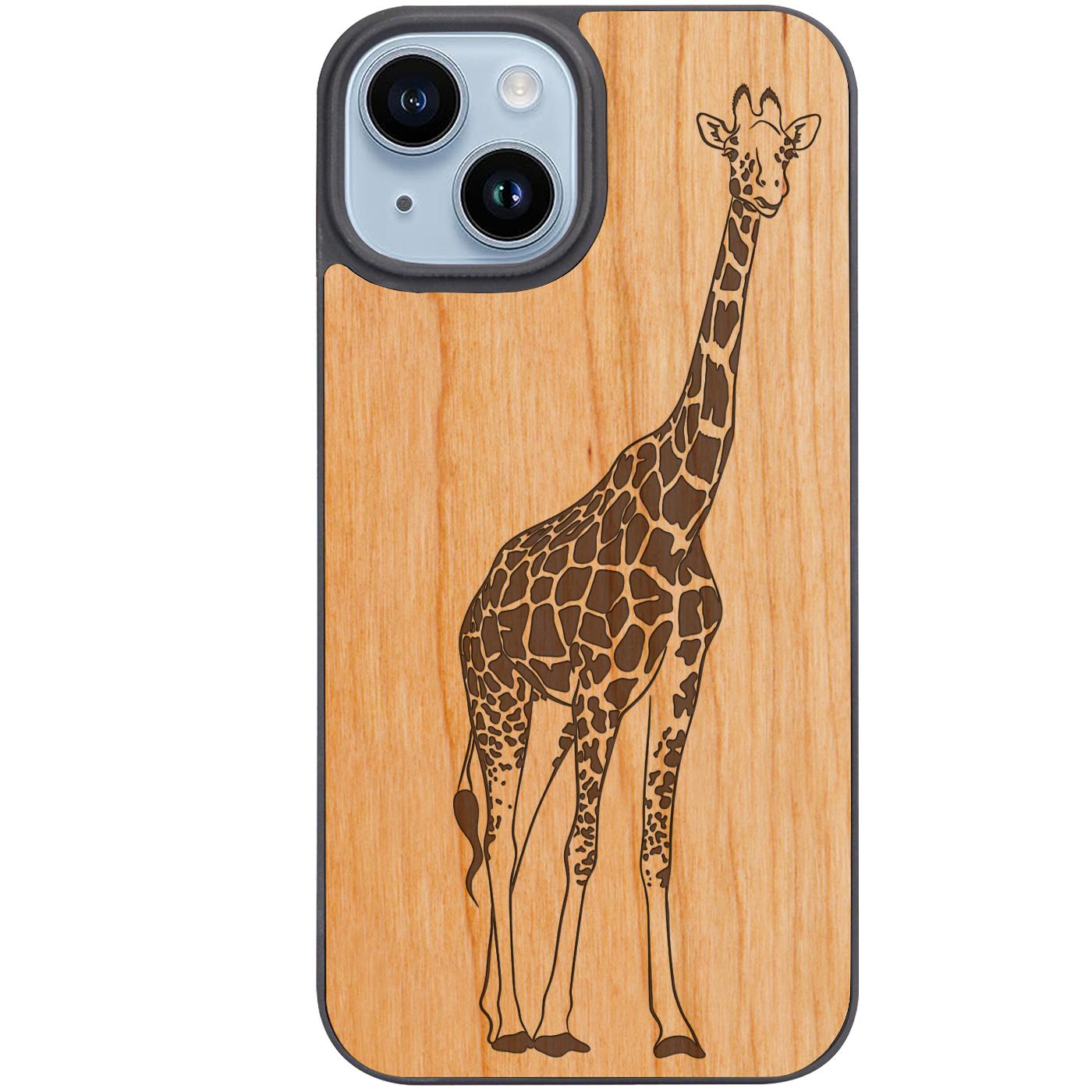 Giraffe - Engraved Phone Case