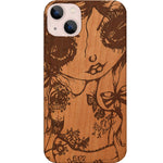 Girl Tattoo - Engraved Phone Case