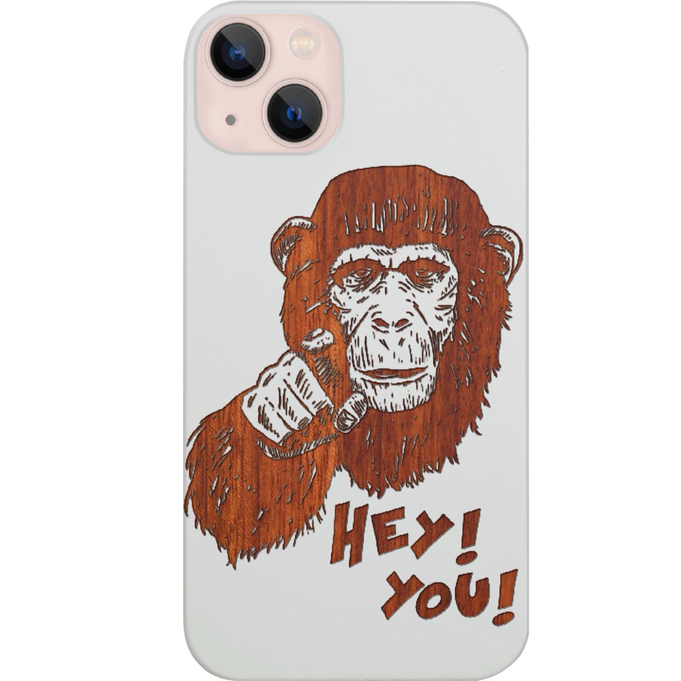 Gorilla Head - Engraved Phone Case