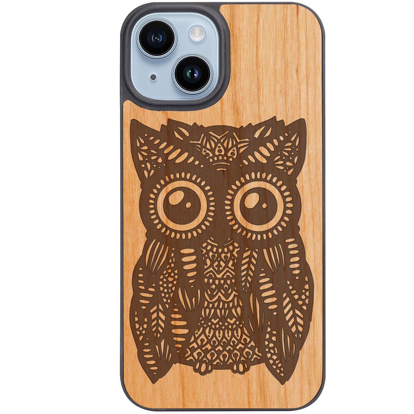 Great Owl - Engraved Phone Case