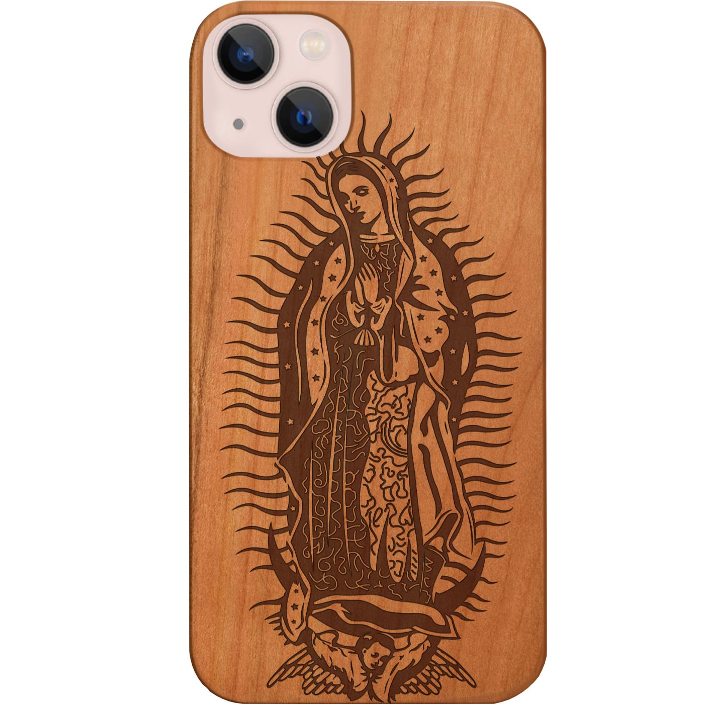 Virgen De Guadalupe - Our Lady of Guadalupe Virgin Mary Phone Case - Engraved Phone Case