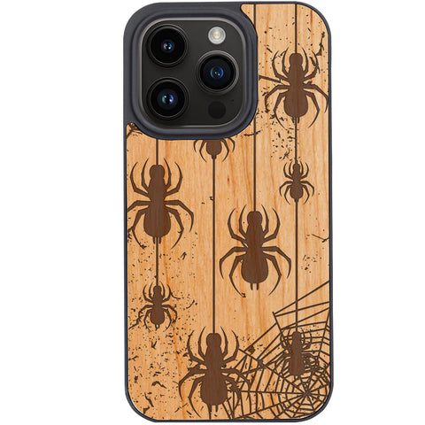 Hanging Spider - Engraved Phone Case for iPhone 15/iPhone 15 Plus/iPhone 15 Pro/iPhone 15 Pro Max/iPhone 14/
    iPhone 14 Plus/iPhone 14 Pro/iPhone 14 Pro Max/iPhone 13/iPhone 13 Mini/
    iPhone 13 Pro/iPhone 13 Pro Max/iPhone 12 Mini/iPhone 12/
    iPhone 12 Pro Max/iPhone 11/iPhone 11 Pro/iPhone 11 Pro Max/iPhone X/Xs Universal/iPhone XR/iPhone Xs Max/
    Samsung S23/Samsung S23 Plus/Samsung S23 Ultra/Samsung S22/Samsung S22 Plus/Samsung S22 Ultra/Samsung S21