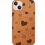 Heart Pattern 2 - Engraved Phone Case