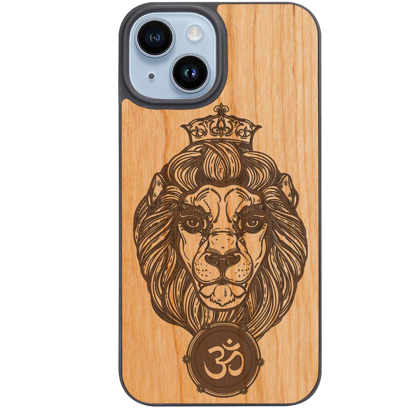 Heraldic Lion - Engraved Phone Case