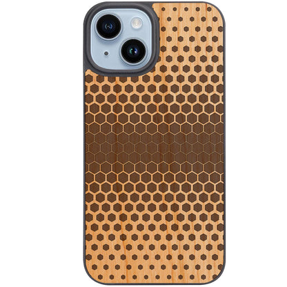 Hexagon Pattern 2 - Engraved Phone Case