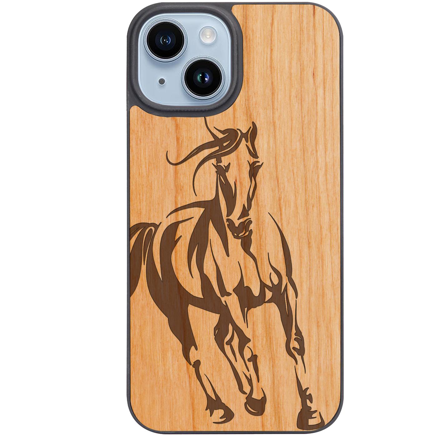 Horse 1 - Engraved Phone Case