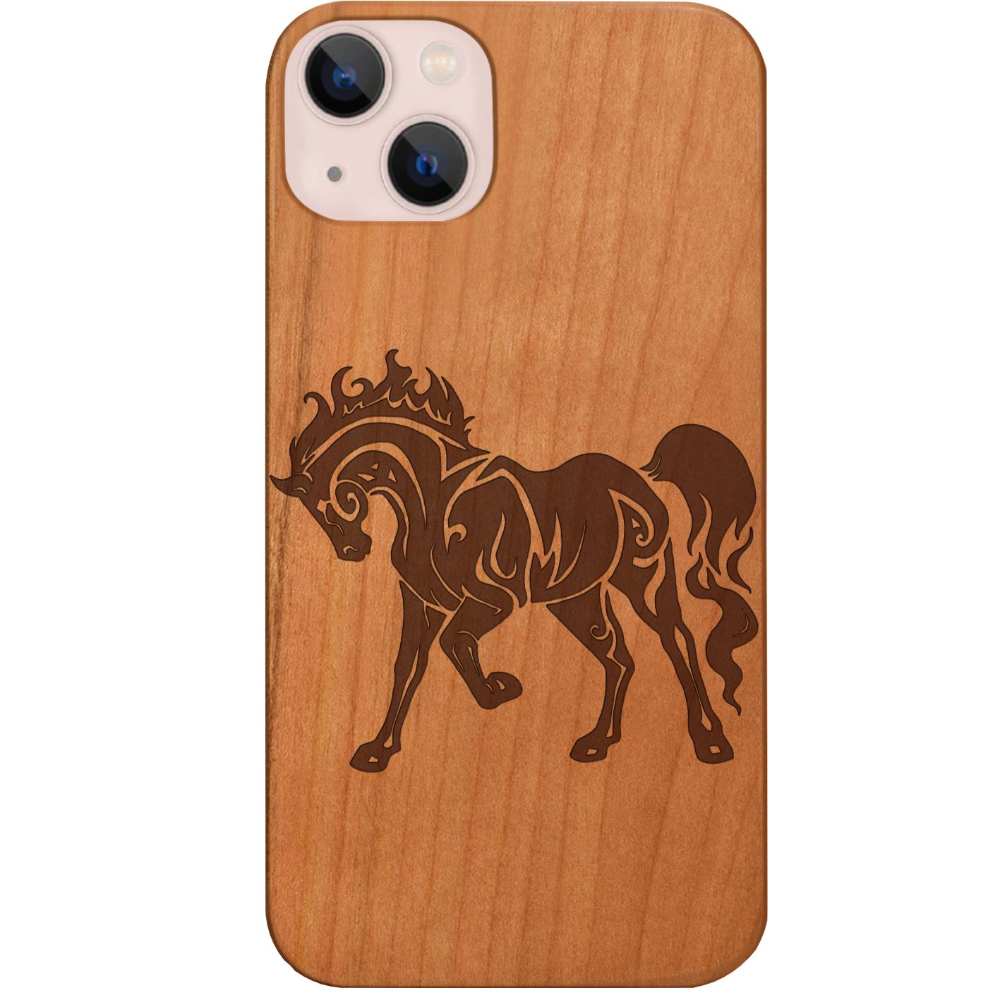 Horse 2 - Engraved Phone Case