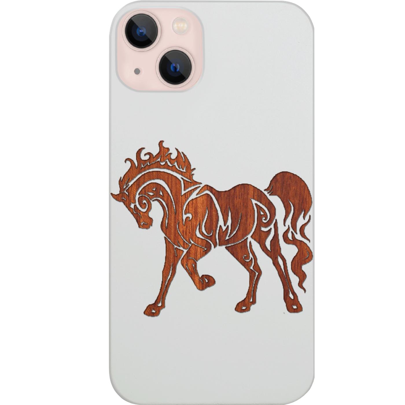 Horse 2 - Engraved Phone Case