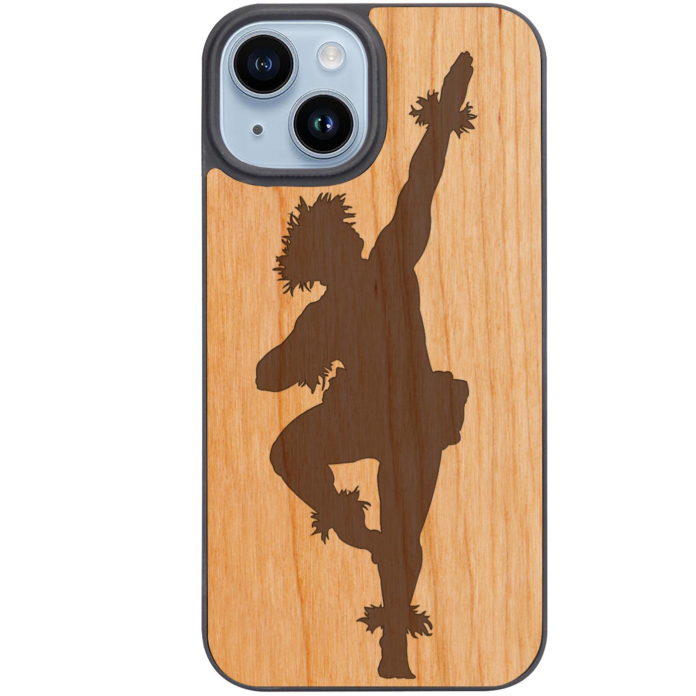 Hula Dancer Man - Engraved Phone Case