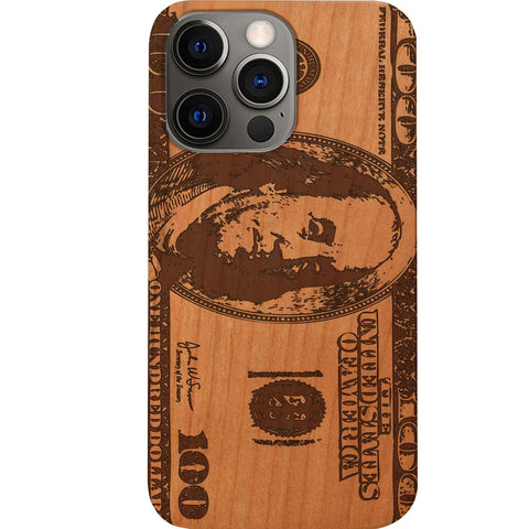 Hundred Dollar Bill - Engraved Phone Case for iPhone 15/iPhone 15 Plus/iPhone 15 Pro/iPhone 15 Pro Max/iPhone 14/
    iPhone 14 Plus/iPhone 14 Pro/iPhone 14 Pro Max/iPhone 13/iPhone 13 Mini/
    iPhone 13 Pro/iPhone 13 Pro Max/iPhone 12 Mini/iPhone 12/
    iPhone 12 Pro Max/iPhone 11/iPhone 11 Pro/iPhone 11 Pro Max/iPhone X/Xs Universal/iPhone XR/iPhone Xs Max/
    Samsung S23/Samsung S23 Plus/Samsung S23 Ultra/Samsung S22/Samsung S22 Plus/Samsung S22 Ultra/Samsung S21