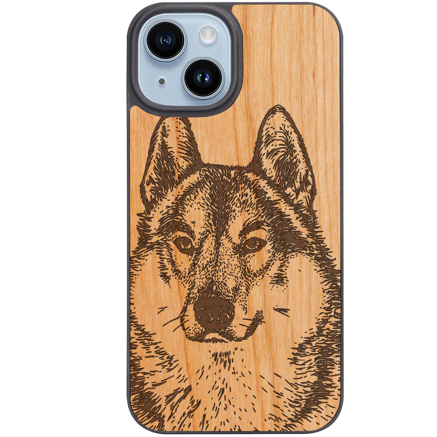 Husky - Engraved Phone Case