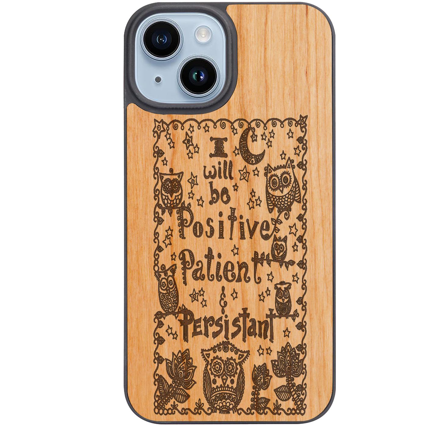 I Will Be - Engraved Phone Case