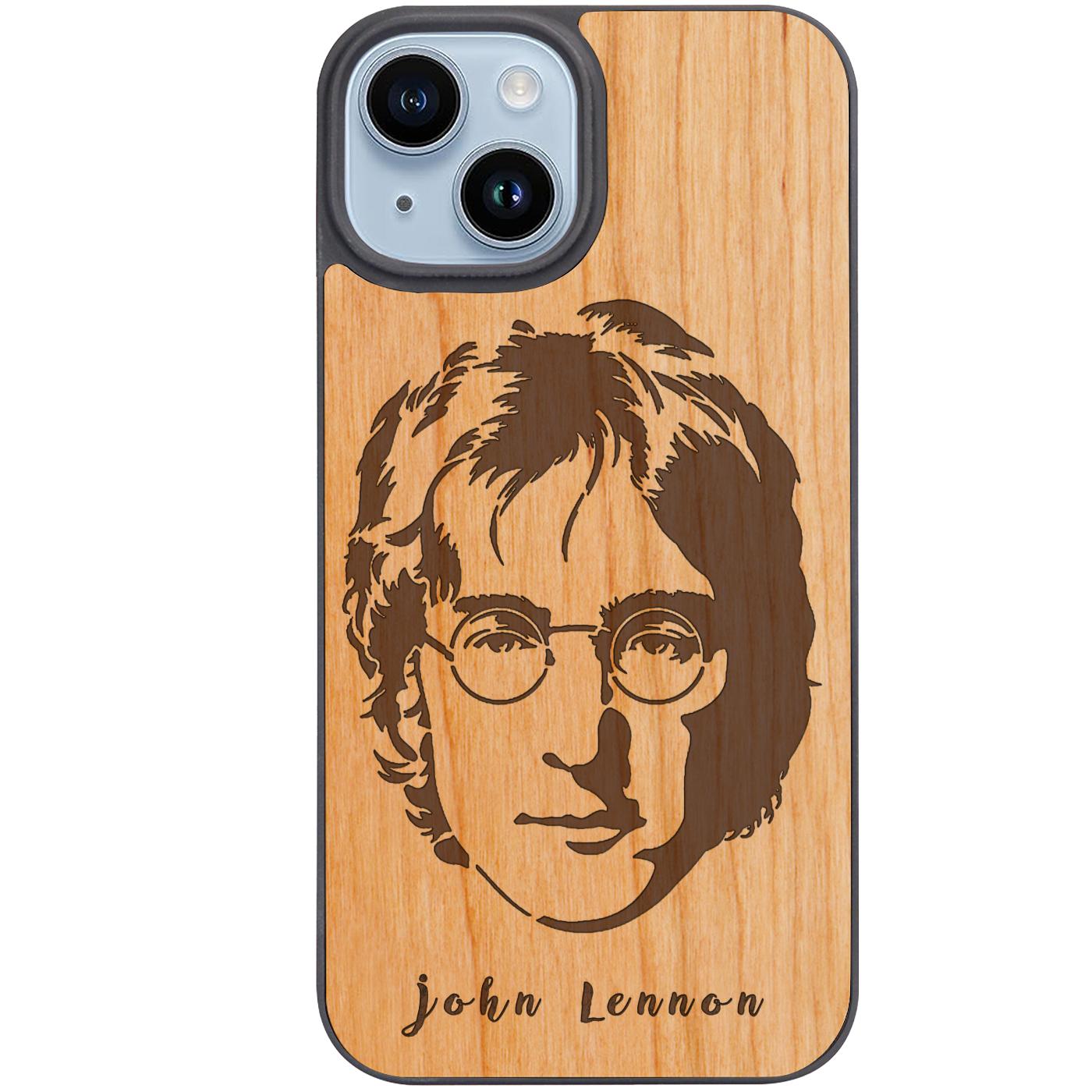 John Lennon - Engraved Phone Case