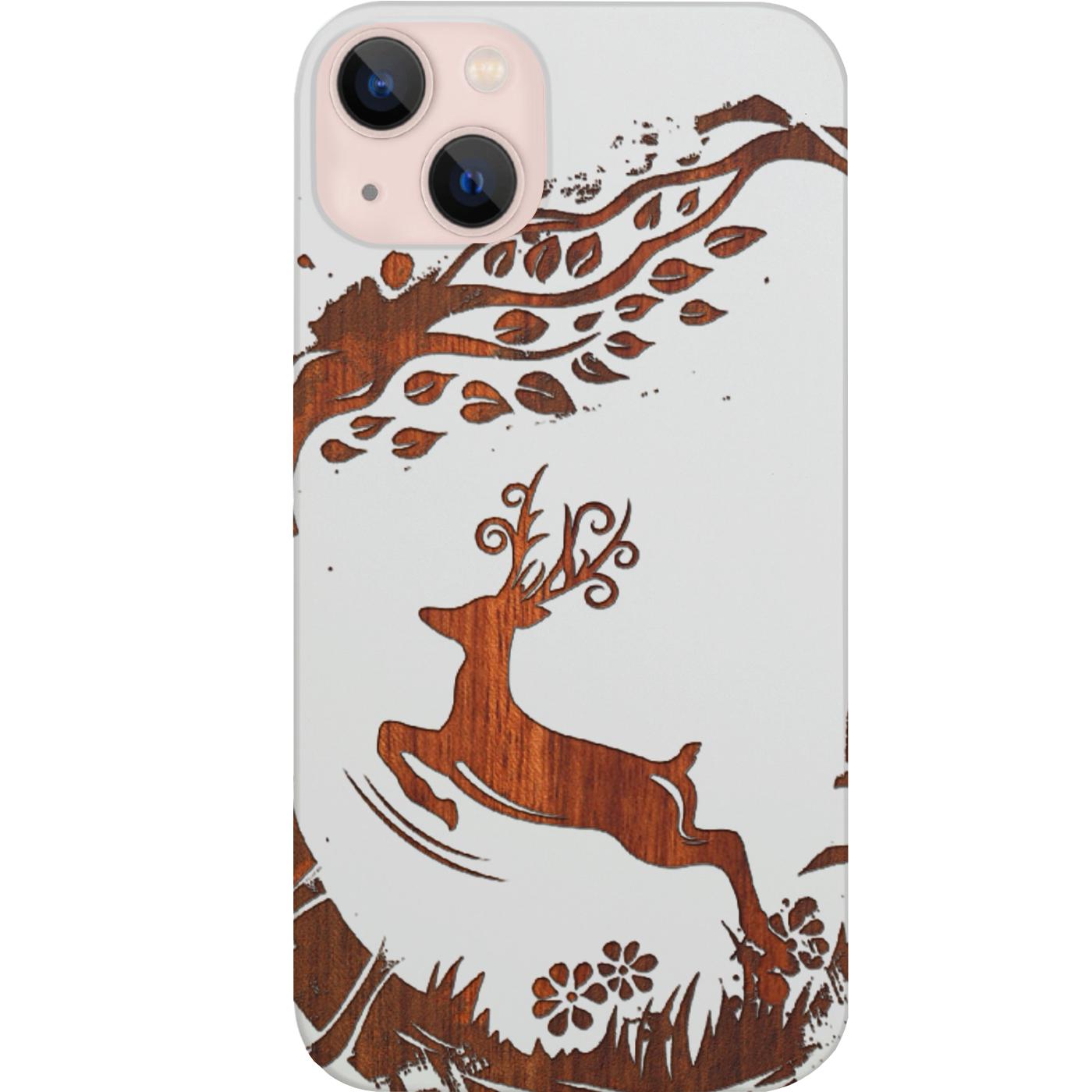 Jumping Deer - Engraved Phone Case for iPhone 15/iPhone 15 Plus/iPhone 15 Pro/iPhone 15 Pro Max/iPhone 14/
    iPhone 14 Plus/iPhone 14 Pro/iPhone 14 Pro Max/iPhone 13/iPhone 13 Mini/
    iPhone 13 Pro/iPhone 13 Pro Max/iPhone 12 Mini/iPhone 12/
    iPhone 12 Pro Max/iPhone 11/iPhone 11 Pro/iPhone 11 Pro Max/iPhone X/Xs Universal/iPhone XR/iPhone Xs Max/
    Samsung S23/Samsung S23 Plus/Samsung S23 Ultra/Samsung S22/Samsung S22 Plus/Samsung S22 Ultra/Samsung S21