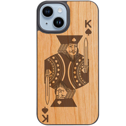 King of Spades - Engraved Phone Case