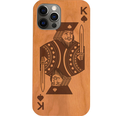 King of Spades - Engraved Phone Case for iPhone 15/iPhone 15 Plus/iPhone 15 Pro/iPhone 15 Pro Max/iPhone 14/
    iPhone 14 Plus/iPhone 14 Pro/iPhone 14 Pro Max/iPhone 13/iPhone 13 Mini/
    iPhone 13 Pro/iPhone 13 Pro Max/iPhone 12 Mini/iPhone 12/
    iPhone 12 Pro Max/iPhone 11/iPhone 11 Pro/iPhone 11 Pro Max/iPhone X/Xs Universal/iPhone XR/iPhone Xs Max/
    Samsung S23/Samsung S23 Plus/Samsung S23 Ultra/Samsung S22/Samsung S22 Plus/Samsung S22 Ultra/Samsung S21