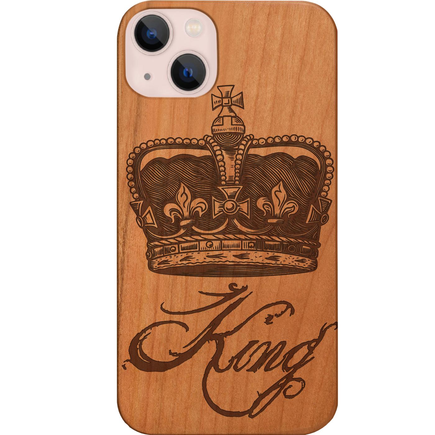 King Crown - Engraved Phone Case