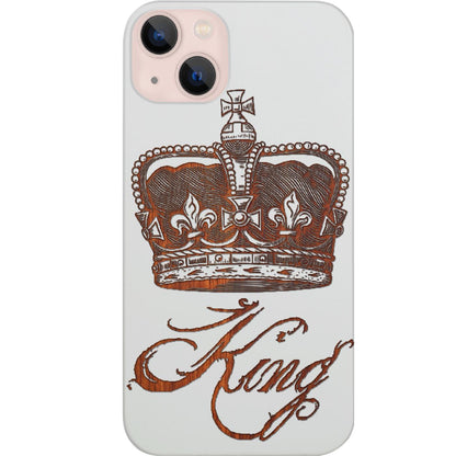 King Crown - Engraved Phone Case for iPhone 15/iPhone 15 Plus/iPhone 15 Pro/iPhone 15 Pro Max/iPhone 14/
    iPhone 14 Plus/iPhone 14 Pro/iPhone 14 Pro Max/iPhone 13/iPhone 13 Mini/
    iPhone 13 Pro/iPhone 13 Pro Max/iPhone 12 Mini/iPhone 12/
    iPhone 12 Pro Max/iPhone 11/iPhone 11 Pro/iPhone 11 Pro Max/iPhone X/Xs Universal/iPhone XR/iPhone Xs Max/
    Samsung S23/Samsung S23 Plus/Samsung S23 Ultra/Samsung S22/Samsung S22 Plus/Samsung S22 Ultra/Samsung S21