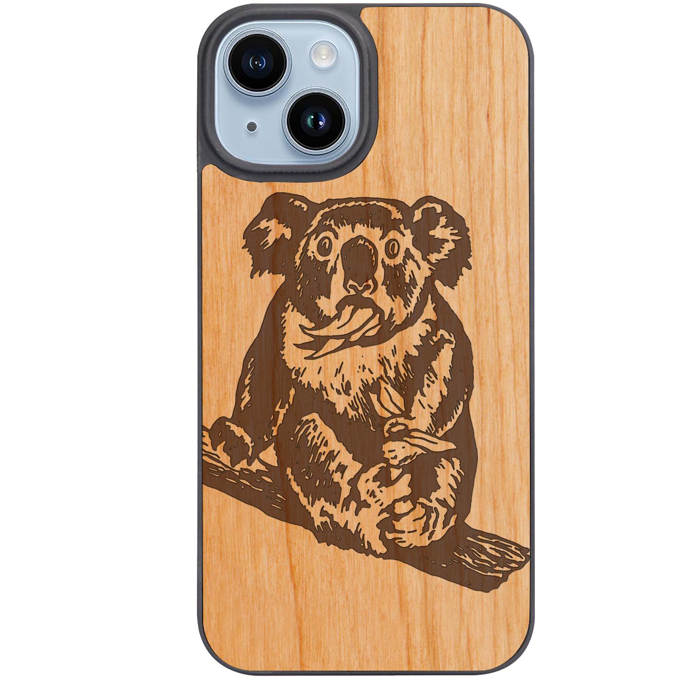 Koala - Engraved Phone Case