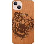 Lion Face 6 - Engraved Phone Case