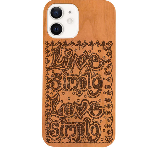 Live Simply - Engraved Phone Case for iPhone 15/iPhone 15 Plus/iPhone 15 Pro/iPhone 15 Pro Max/iPhone 14/
    iPhone 14 Plus/iPhone 14 Pro/iPhone 14 Pro Max/iPhone 13/iPhone 13 Mini/
    iPhone 13 Pro/iPhone 13 Pro Max/iPhone 12 Mini/iPhone 12/
    iPhone 12 Pro Max/iPhone 11/iPhone 11 Pro/iPhone 11 Pro Max/iPhone X/Xs Universal/iPhone XR/iPhone Xs Max/
    Samsung S23/Samsung S23 Plus/Samsung S23 Ultra/Samsung S22/Samsung S22 Plus/Samsung S22 Ultra/Samsung S21