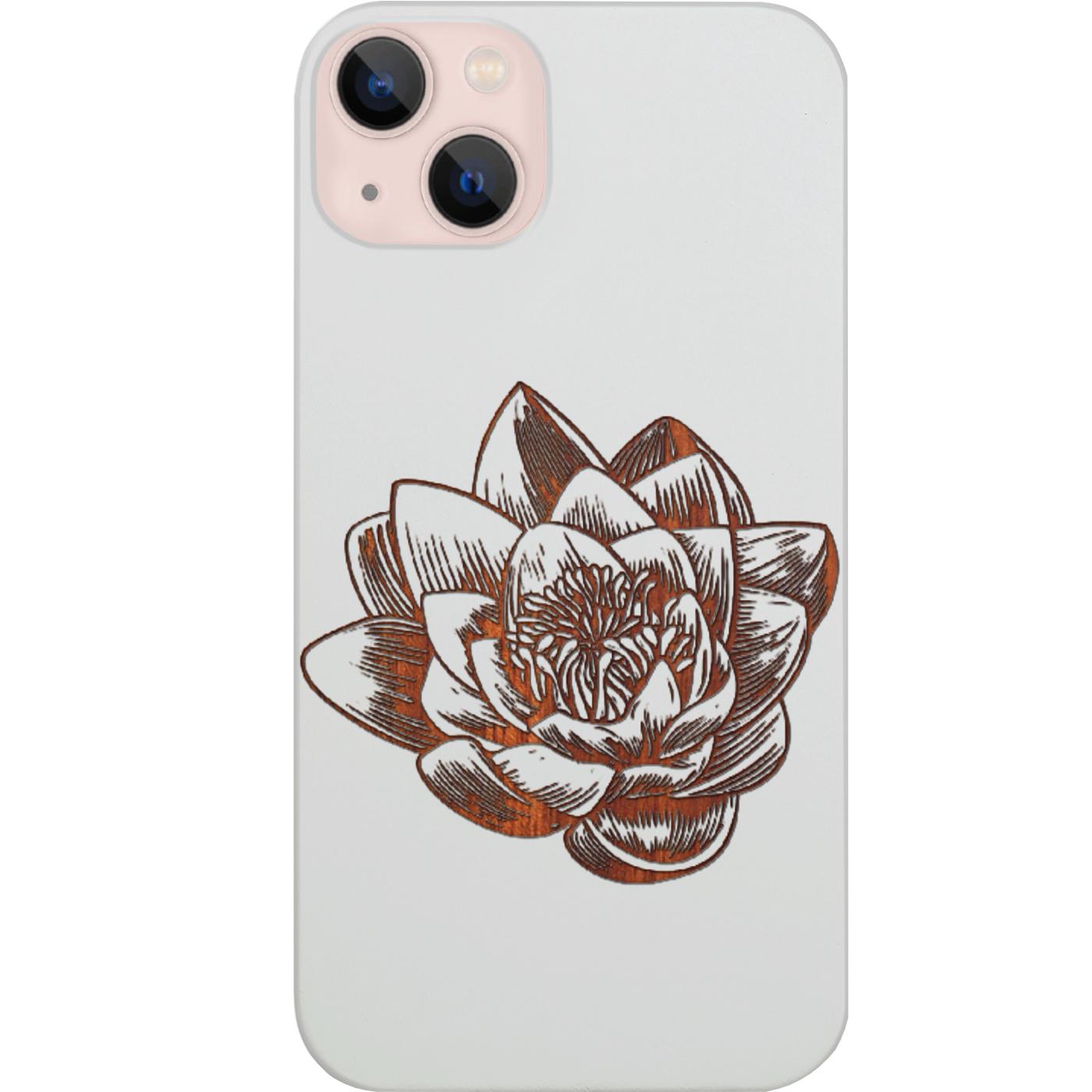 Lotus Flower - Engraved Phone Case
