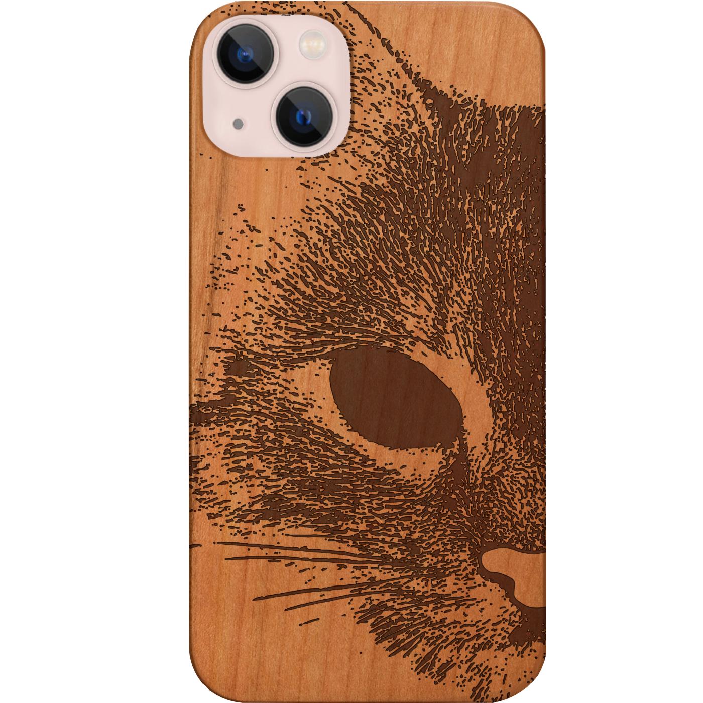 Mad Cat - Engraved Phone Case