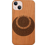 Moon With Sun - Engraved Phone Case