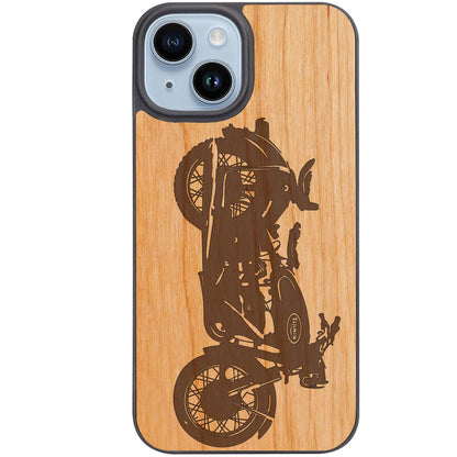 Motorcycle - Engraved Phone Case