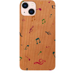 Music Note Pattern - UV Color Printed Phone Case