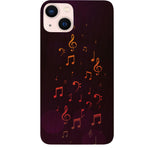 Music Pattern Dark - UV Color Printed Phone Case
