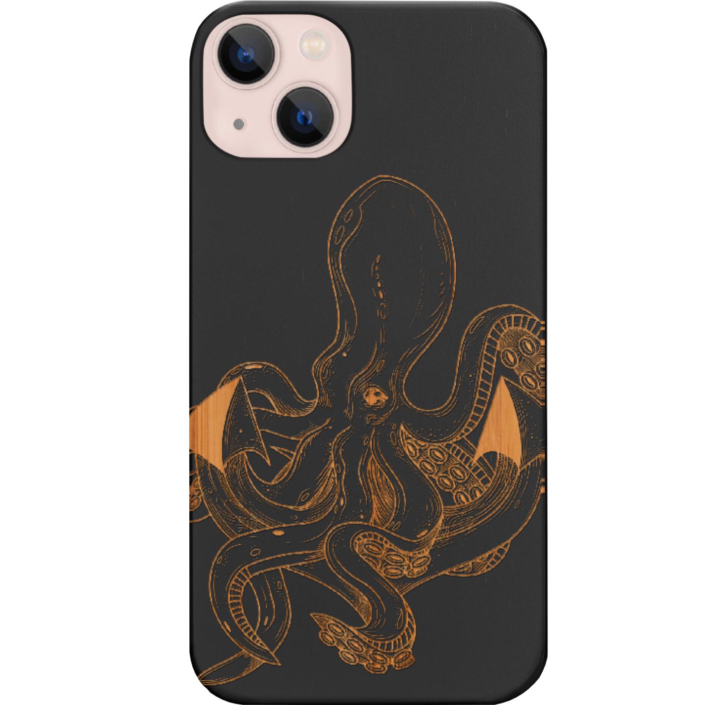 Octopus Tentacles - Engraved Phone Case