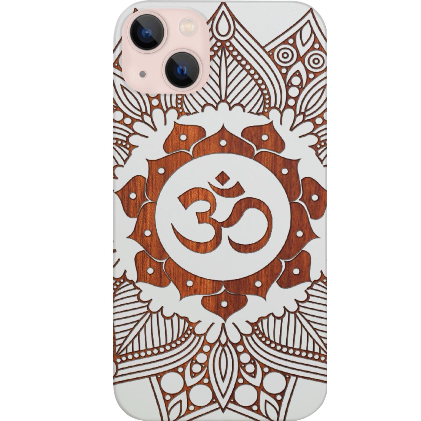 Om Mandala Art - Engraved Phone Case