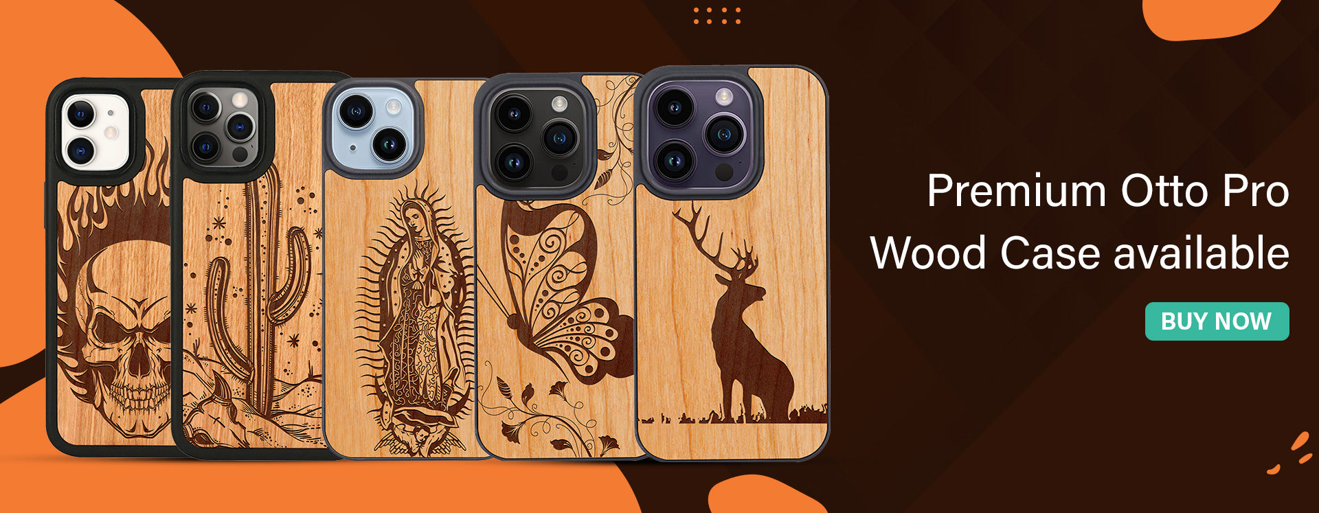 OTTO Case Custom Wood Phone Case Personalized Real Wooden Cell Pho