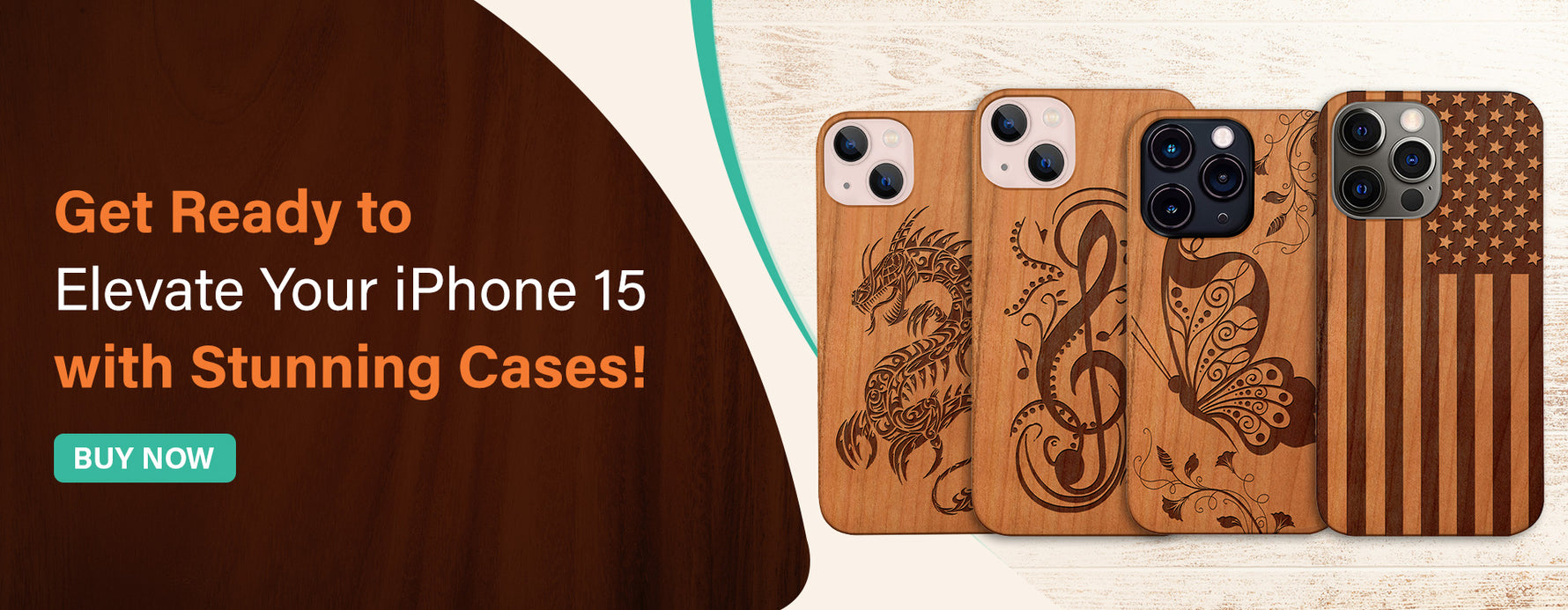 OTTO Case - Custom Wood Phone Case | Personalized Real Wooden Cell Pho