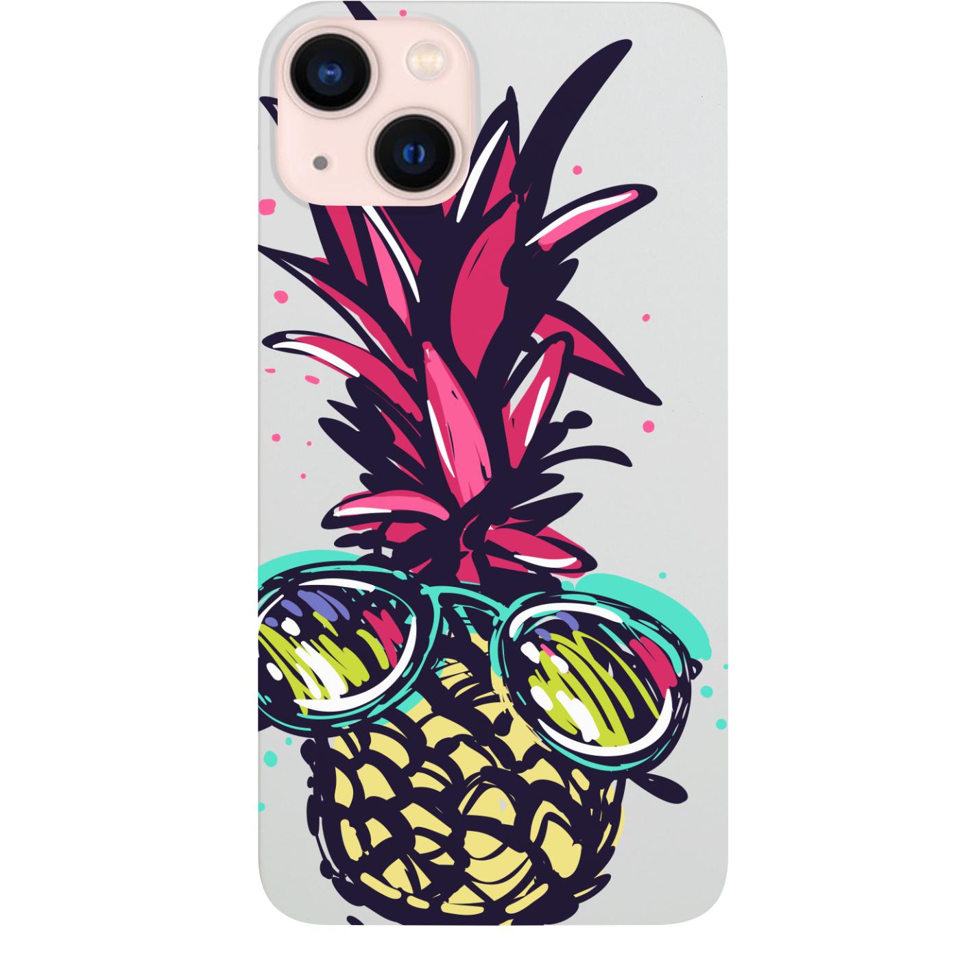 Pinneapple with Sunglasses - UV Color Printed Phone Case