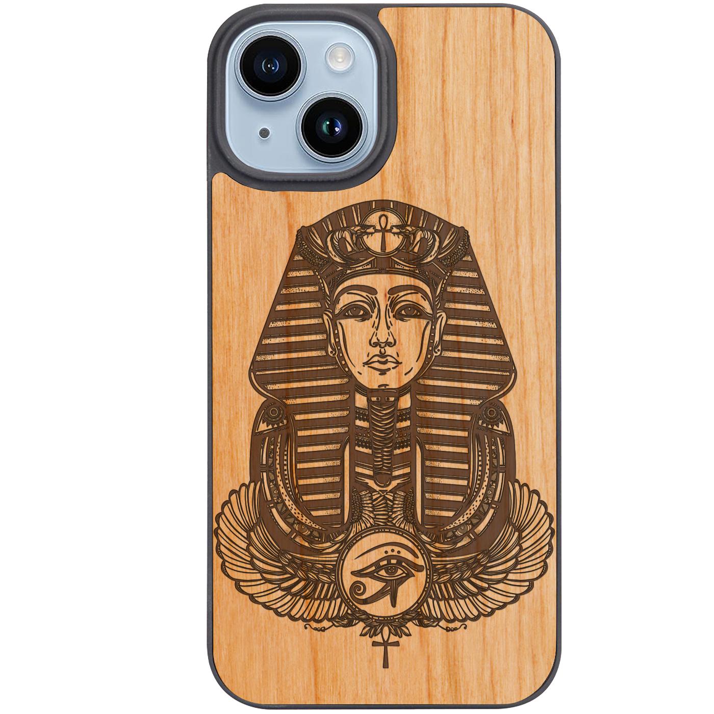 Pharaoh Head - Engraved Phone Case