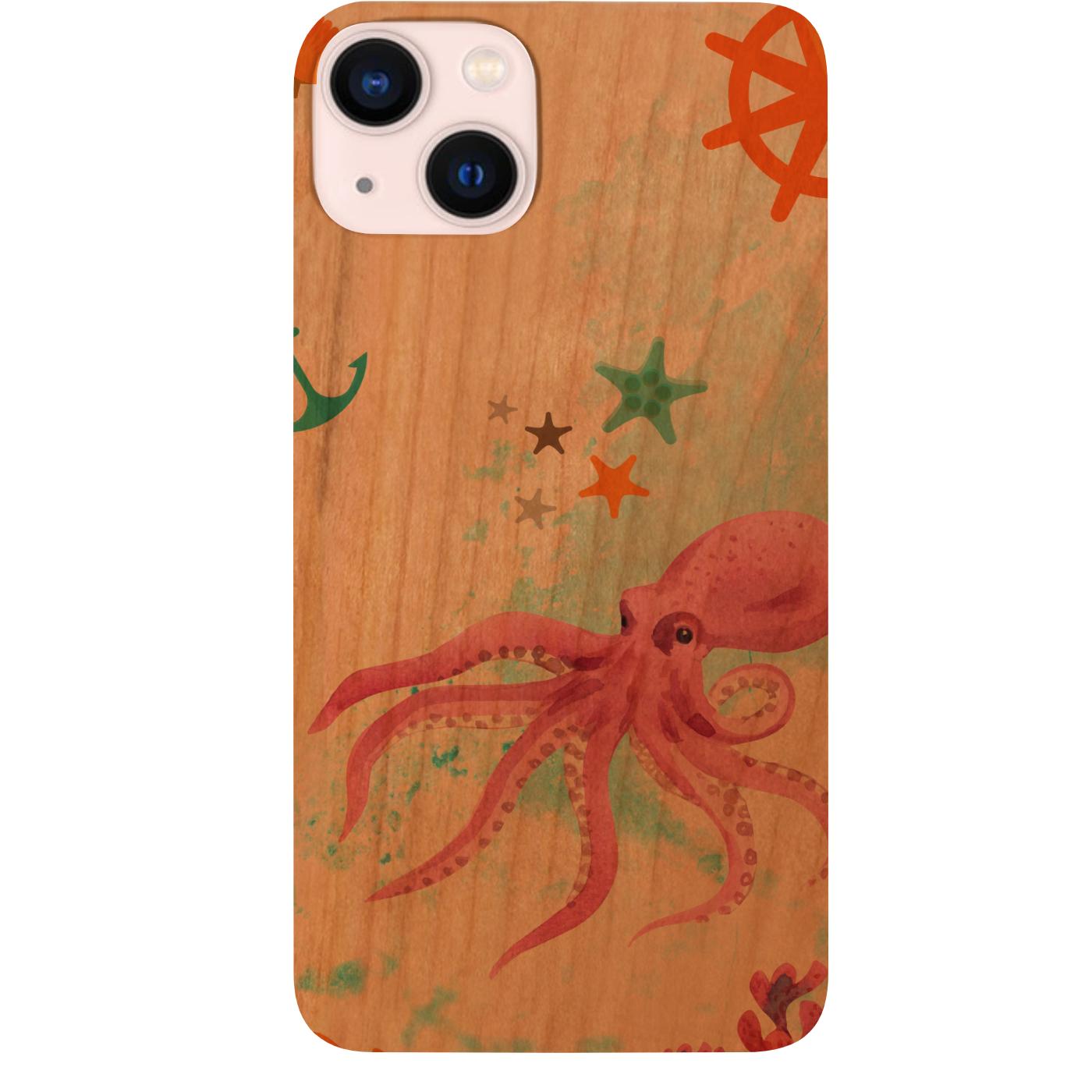 Playing Octopus - UV Color Printed Phone Case
