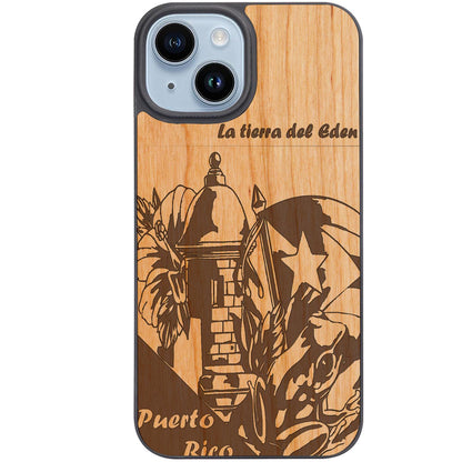 Puerto Rico Collage - Engraved Phone Case