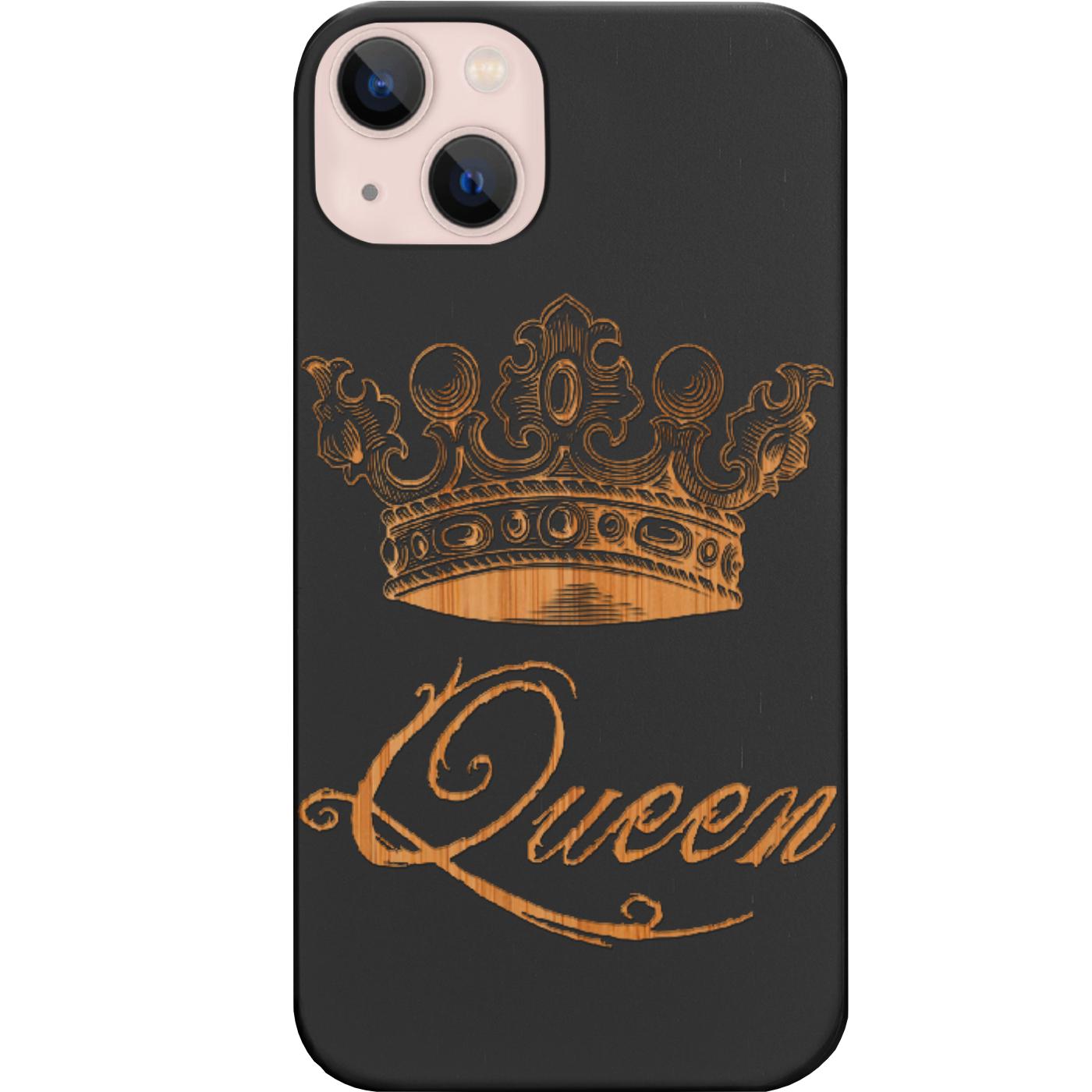 Queen Crown - Engraved Phone Case for iPhone 15/iPhone 15 Plus/iPhone 15 Pro/iPhone 15 Pro Max/iPhone 14/
    iPhone 14 Plus/iPhone 14 Pro/iPhone 14 Pro Max/iPhone 13/iPhone 13 Mini/
    iPhone 13 Pro/iPhone 13 Pro Max/iPhone 12 Mini/iPhone 12/
    iPhone 12 Pro Max/iPhone 11/iPhone 11 Pro/iPhone 11 Pro Max/iPhone X/Xs Universal/iPhone XR/iPhone Xs Max/
    Samsung S23/Samsung S23 Plus/Samsung S23 Ultra/Samsung S22/Samsung S22 Plus/Samsung S22 Ultra/Samsung S21