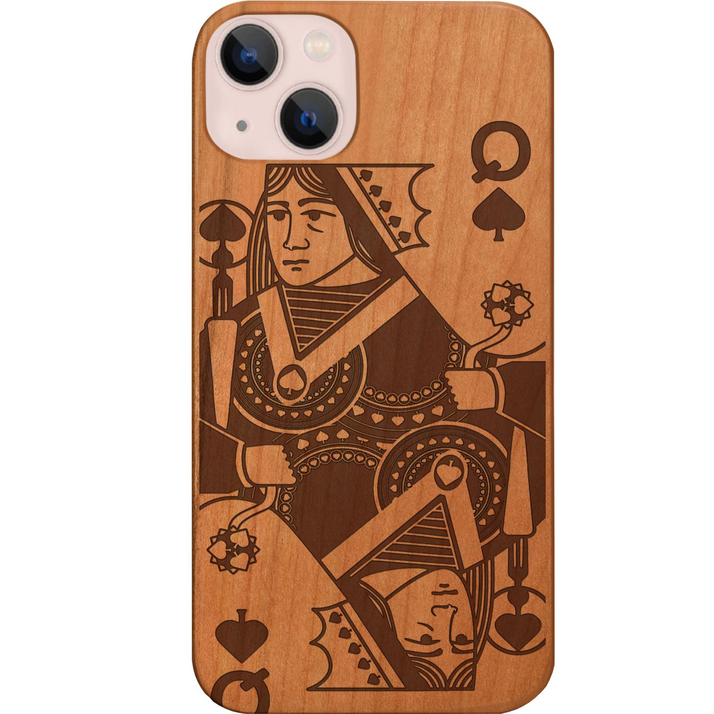 Queen Of Spades - Engraved Phone Case for iPhone 15/iPhone 15 Plus/iPhone 15 Pro/iPhone 15 Pro Max/iPhone 14/
    iPhone 14 Plus/iPhone 14 Pro/iPhone 14 Pro Max/iPhone 13/iPhone 13 Mini/
    iPhone 13 Pro/iPhone 13 Pro Max/iPhone 12 Mini/iPhone 12/
    iPhone 12 Pro Max/iPhone 11/iPhone 11 Pro/iPhone 11 Pro Max/iPhone X/Xs Universal/iPhone XR/iPhone Xs Max/
    Samsung S23/Samsung S23 Plus/Samsung S23 Ultra/Samsung S22/Samsung S22 Plus/Samsung S22 Ultra/Samsung S21
