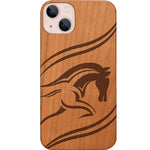 Racing Horse - Engraved Phone Case