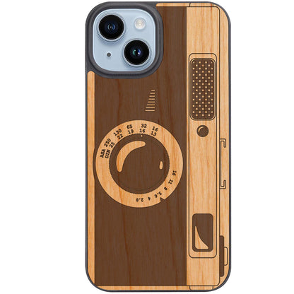Retro Camera - Engraved Phone Case